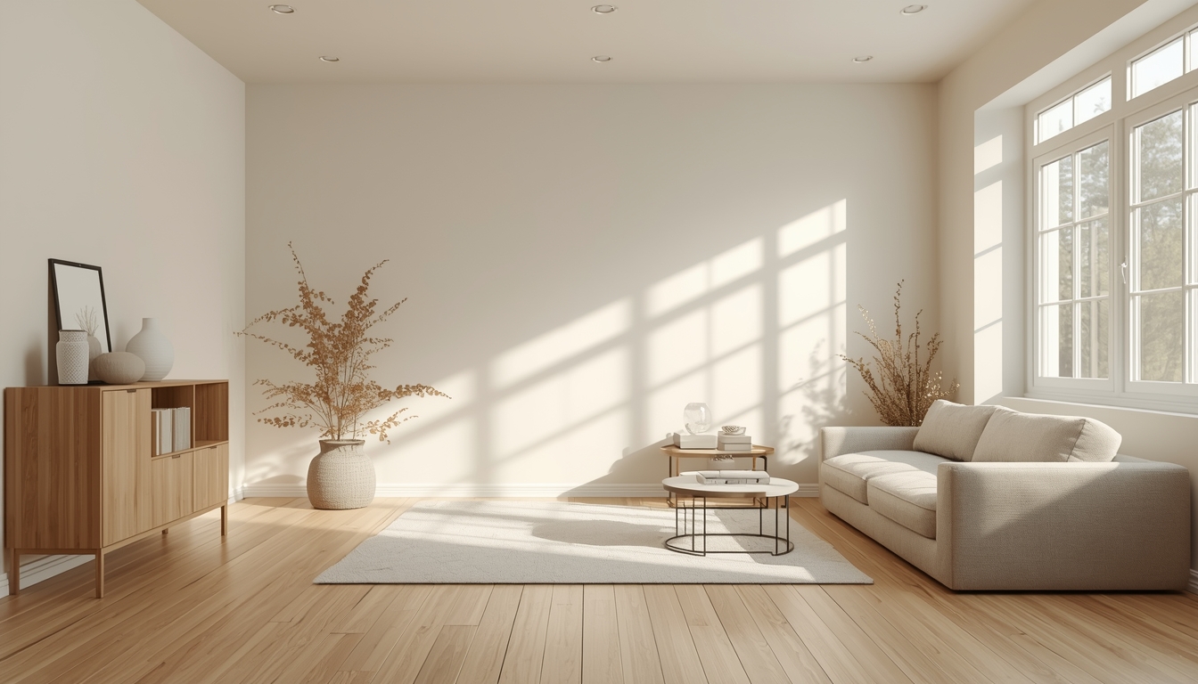 Decluttered home space